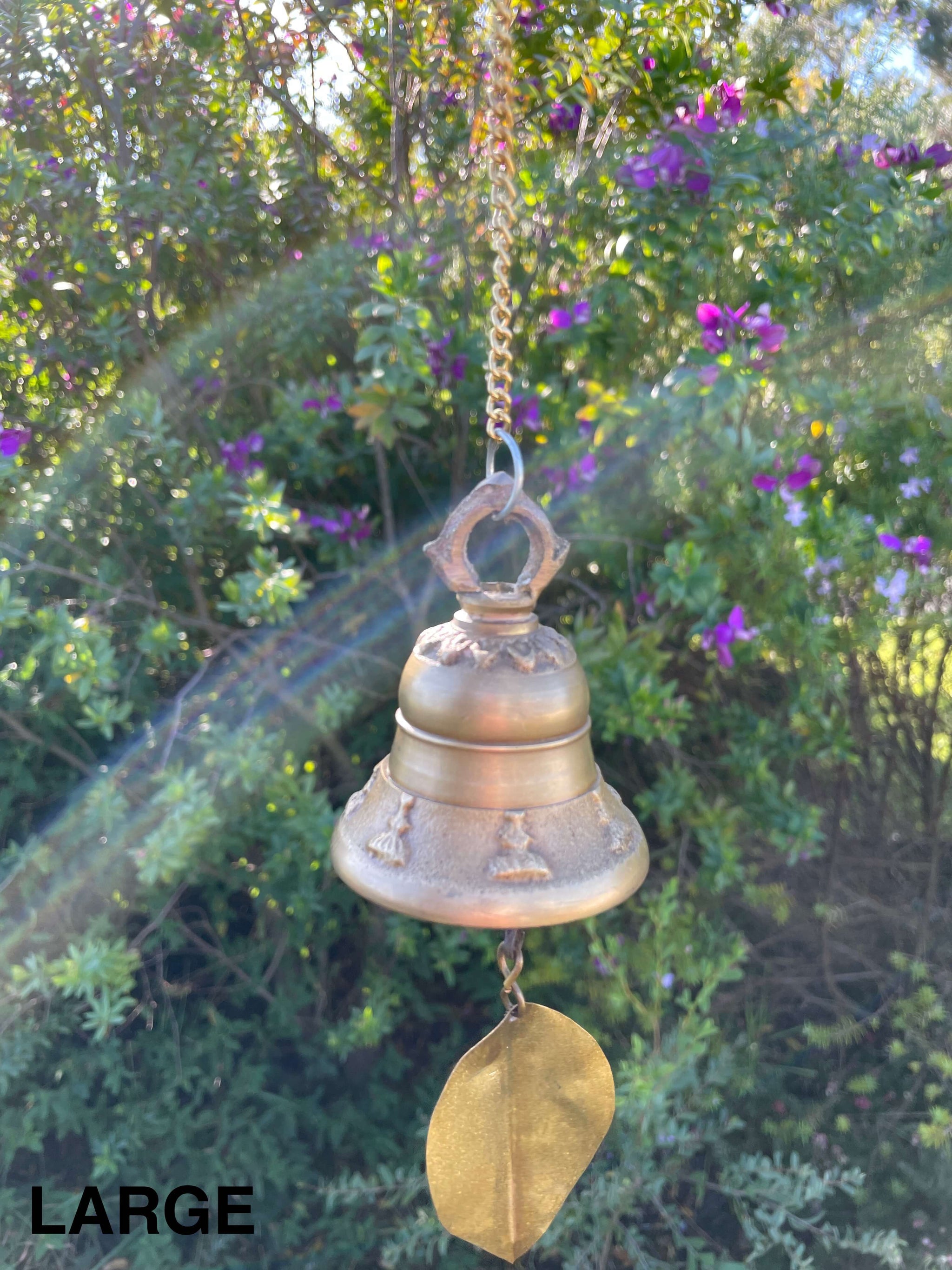 Brass Buddhist Bell Nepalese Wind Chime - Handmade In Nepal🇳🇵 - Island  Buddha